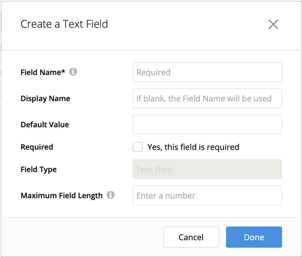 BigCommerce account signup form and address form