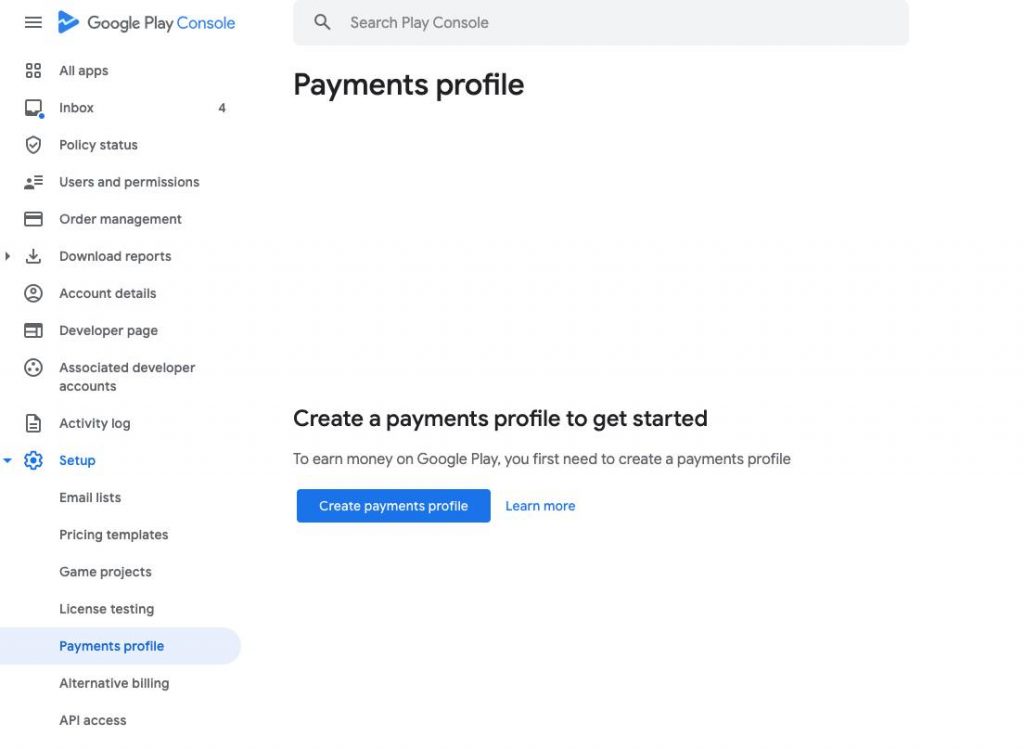 Setting Up and Verifying Payment Profile on Google Play Console - KIT Labs  Inc