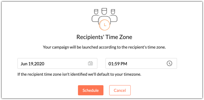 Send campaign at recipient time