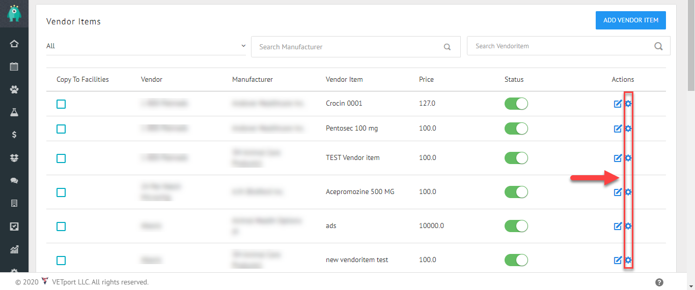 NextGen - How to set up Threshold for Vendor items