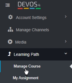 Manage course