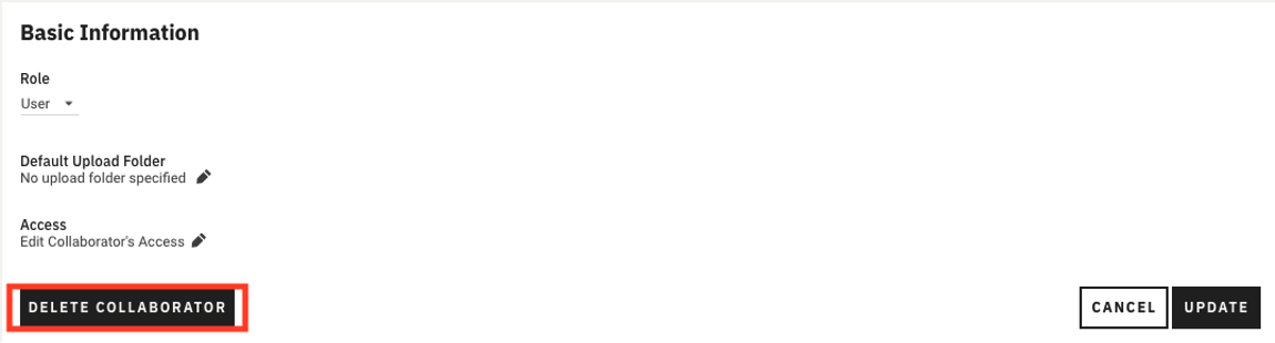 共同編集者を編集または削除する