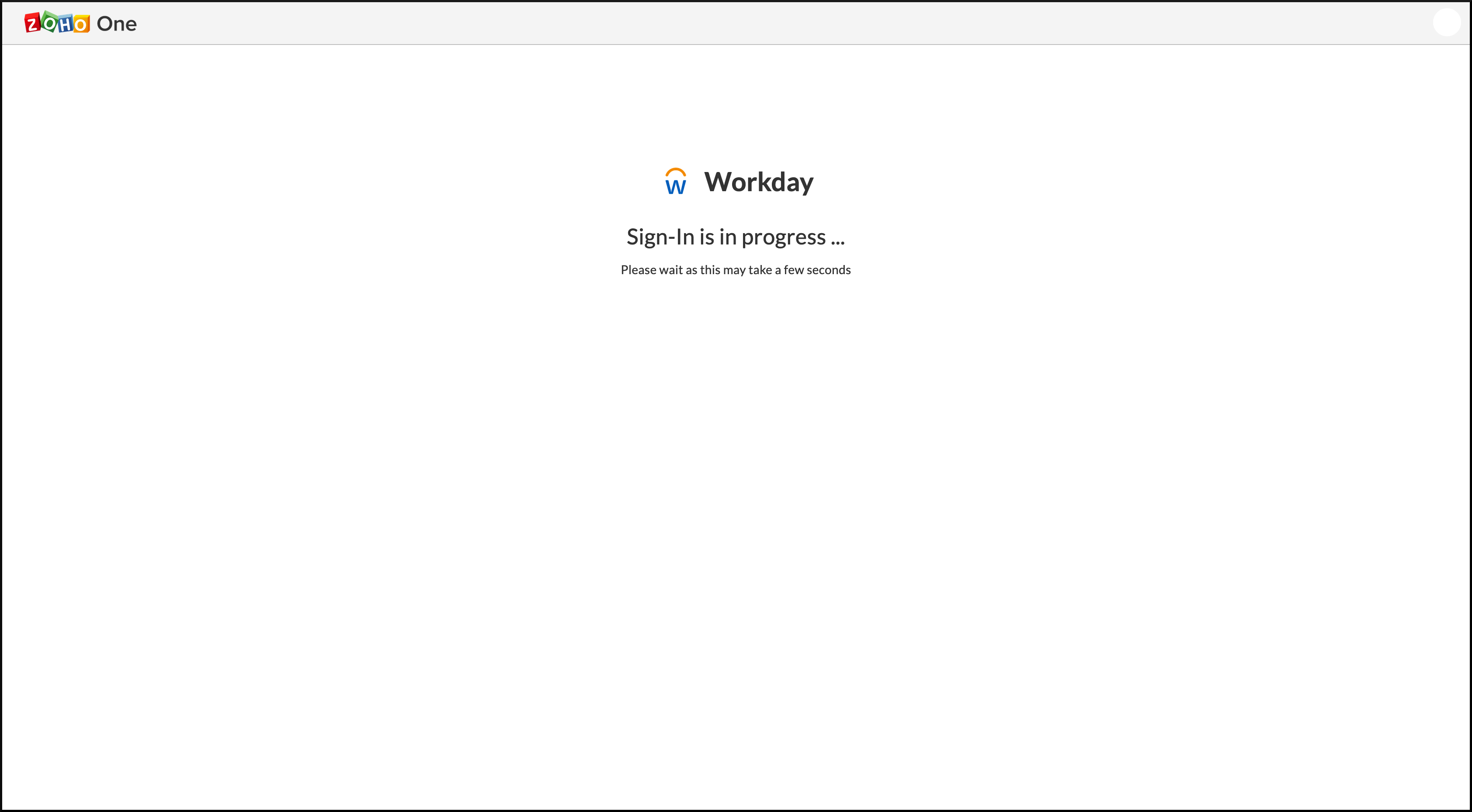 Signing in to Workday with SSO