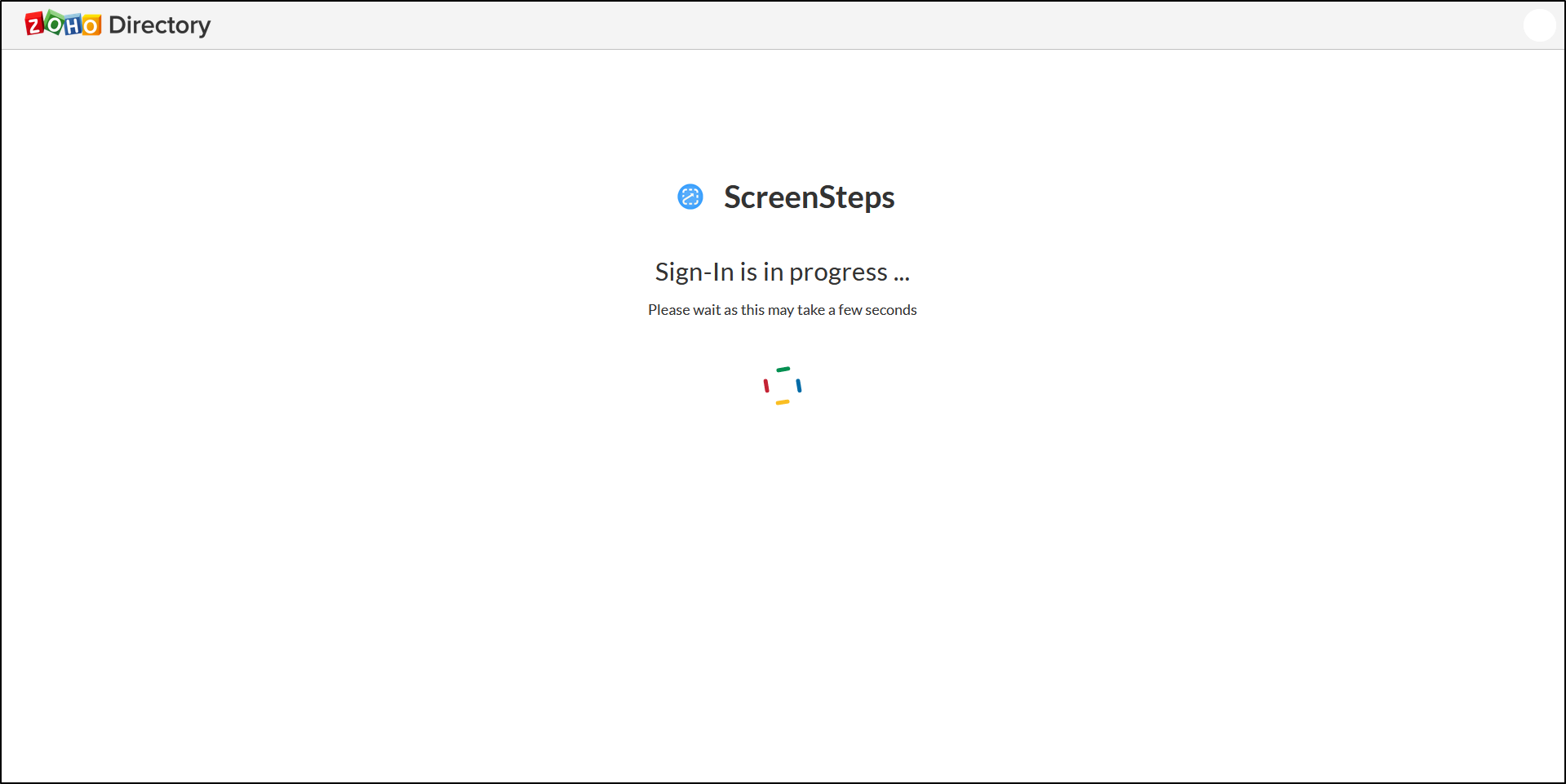 Testing SSO for ScreenSteps in Zoho One and Zoho Directory