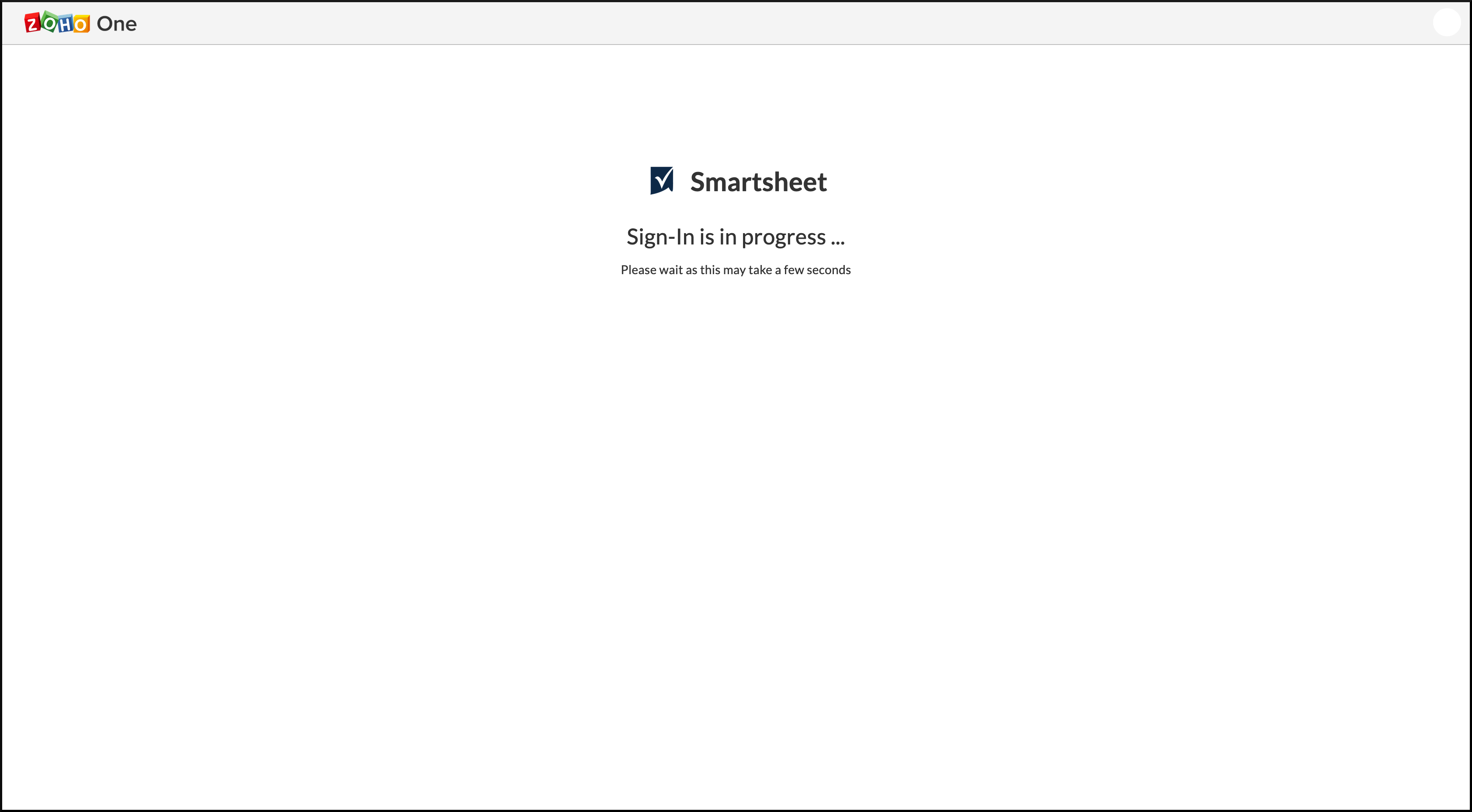 Signing in to Smartsheet with SSO