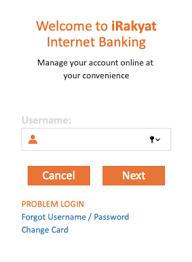 Internet bank banking rakyat iRakyat