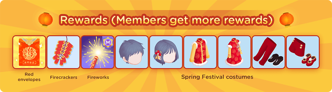 The Rewards of FunChinaWorld 2021 Spring Festival Event