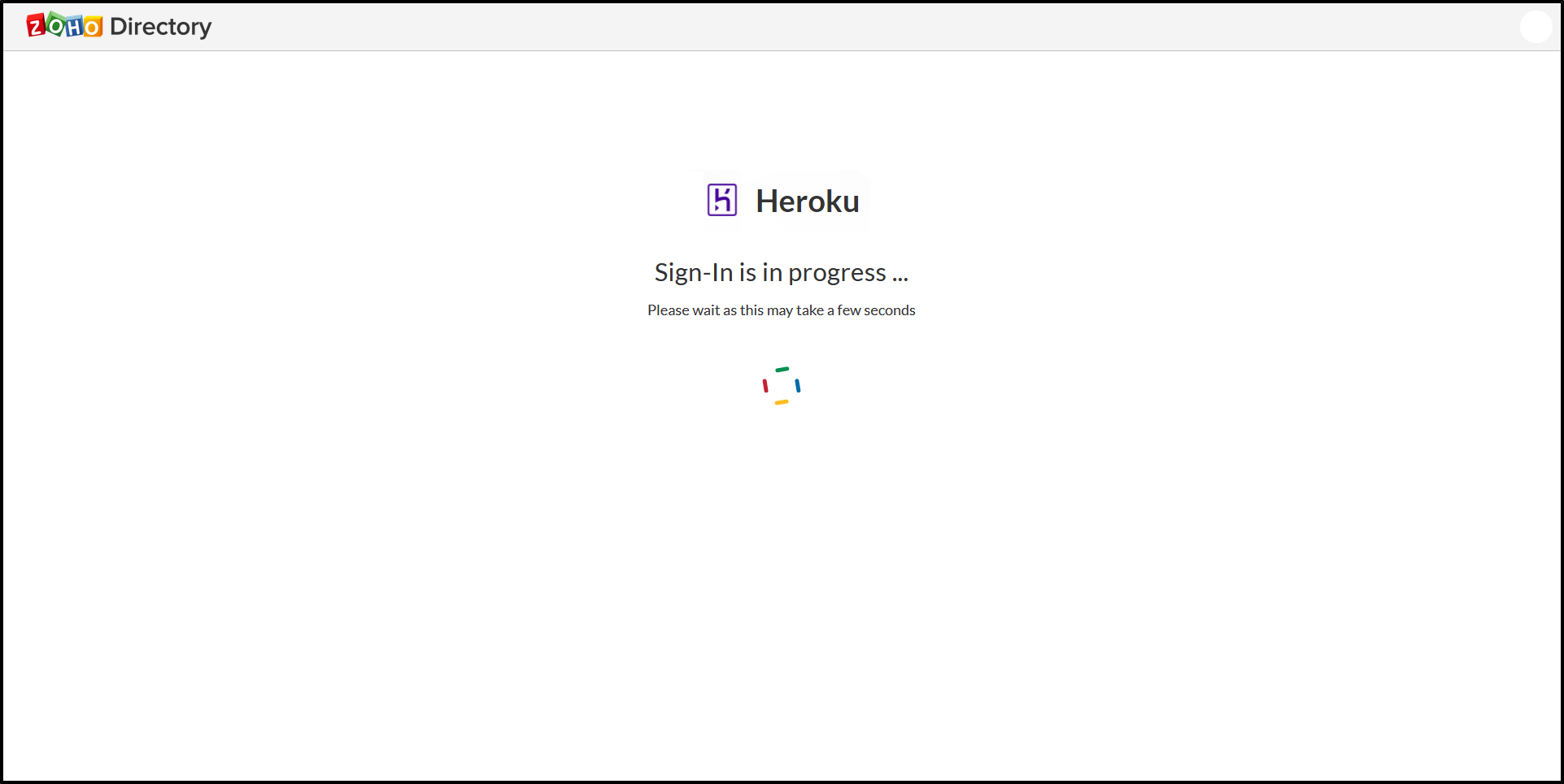 Testing SSO for Heroku in Zoho One and Zoho Directory