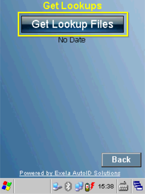 Get Lookups - Touch Get Lookup Files