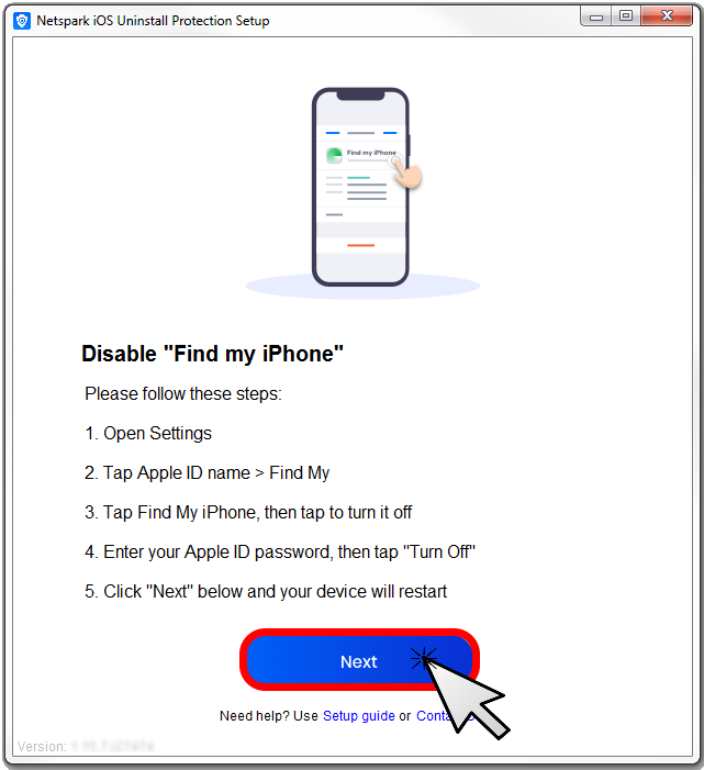 Setting Up the Uninstall prevention for iOS