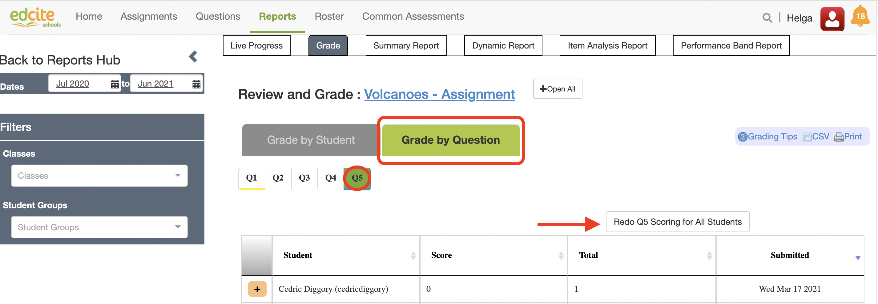 How to Regrade Students' Work
