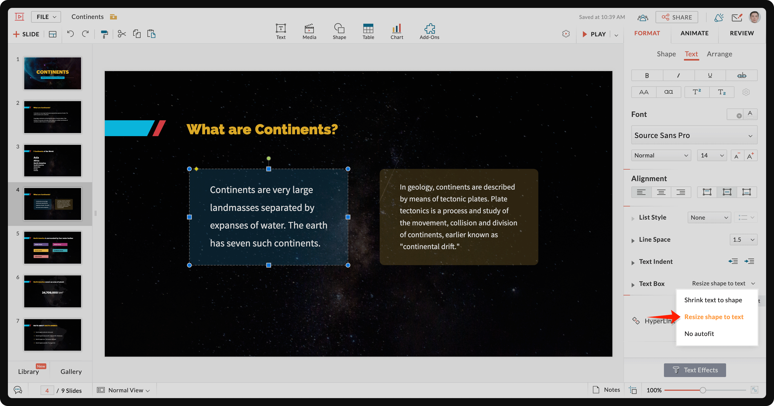 How To Format A Text Placed Inside A Text Box Shape Or Other Objects
