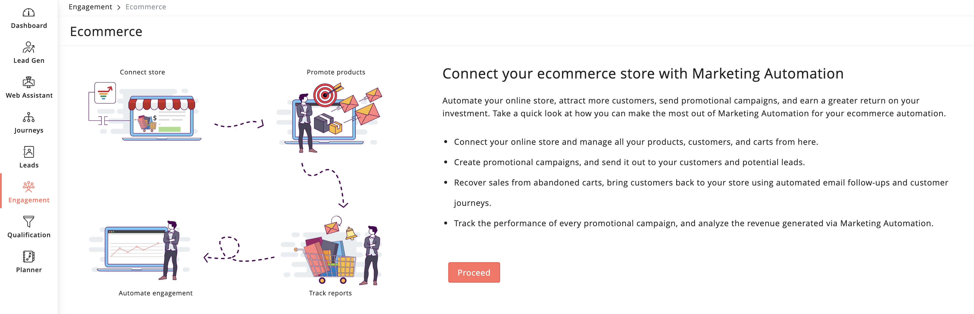 Connect  with your online store