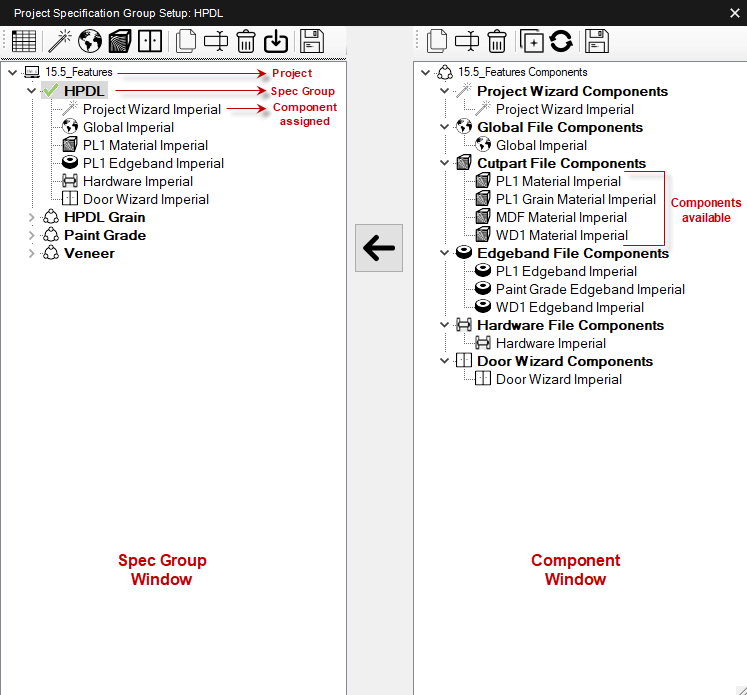 Project Specification Group Interface