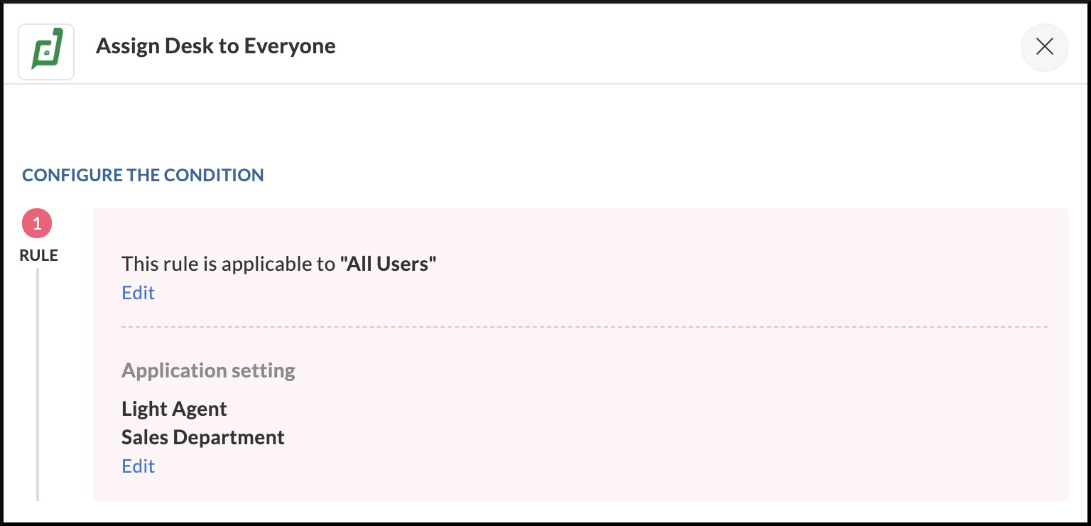 conditional assignment policy