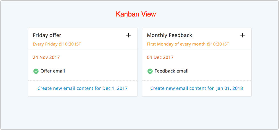 Chế độ xem Kanban