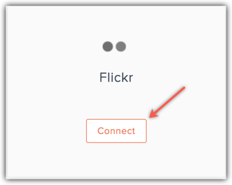 connect with flickr