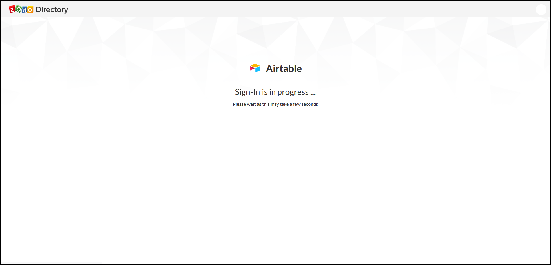 Signing in to Airtable with SSO