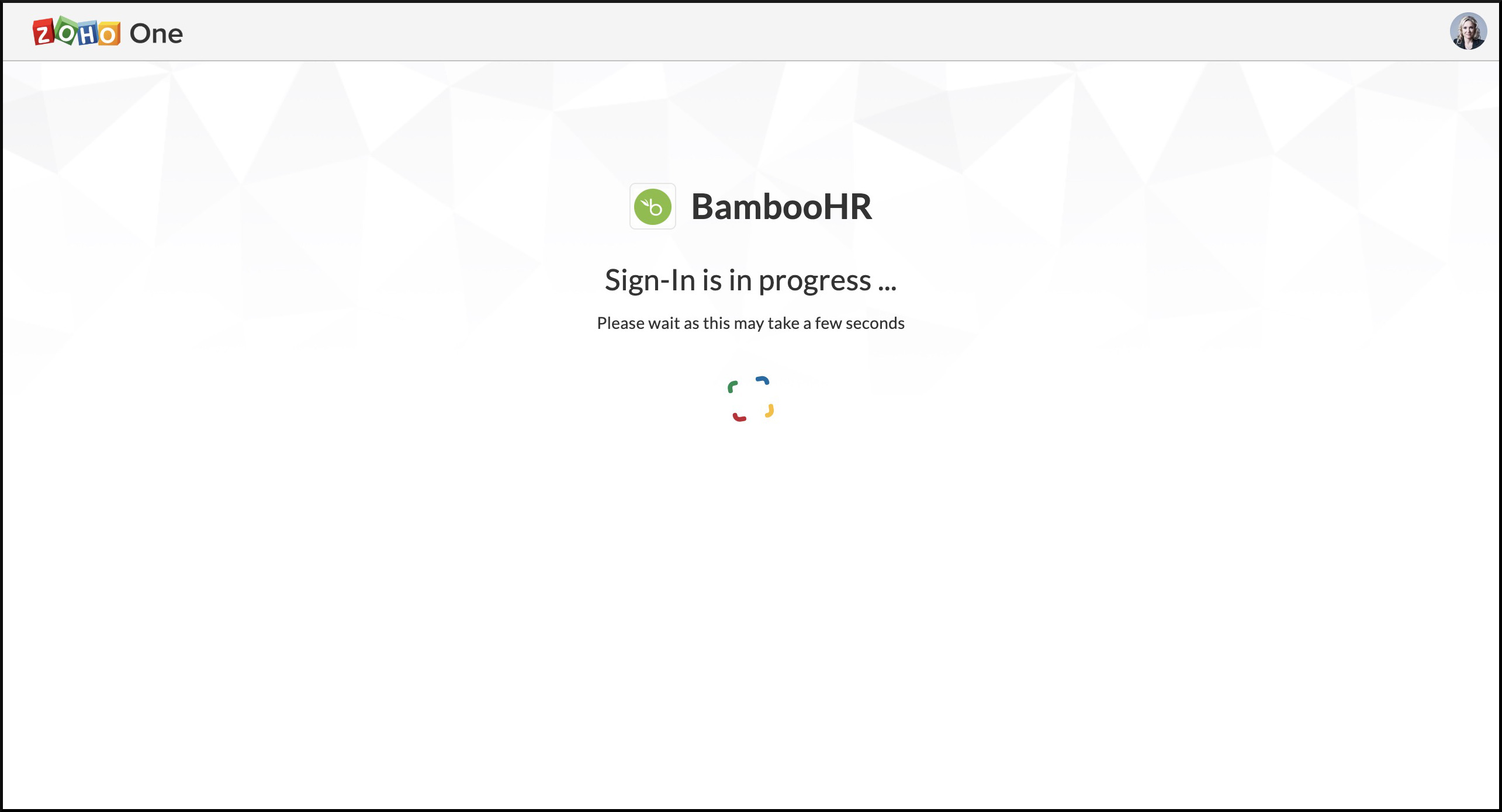 BambooHRのサインイン画面
