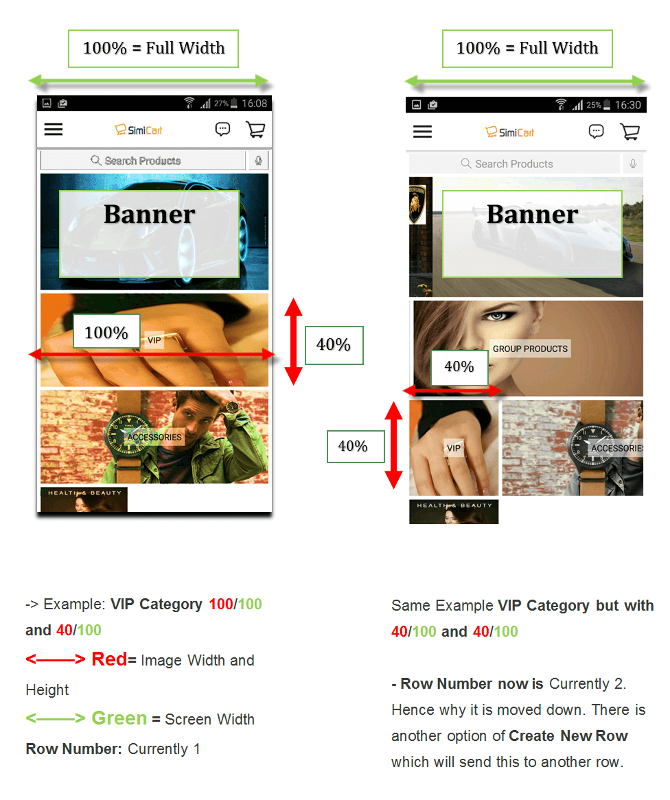 Matrix size guide