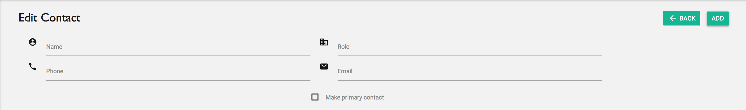 edit organization contacts