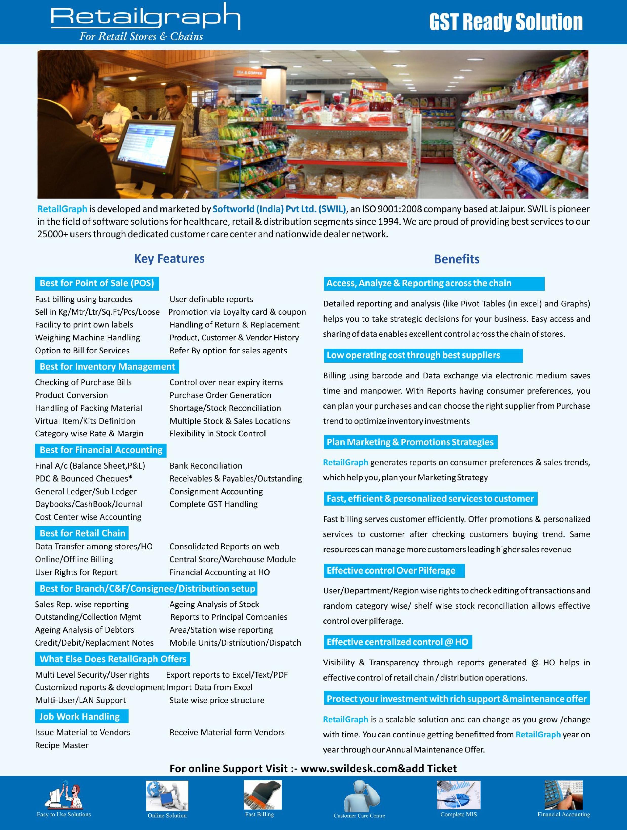 Retailgraph software brochure.