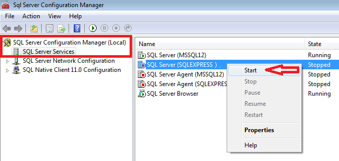 SQL Configuration Manager