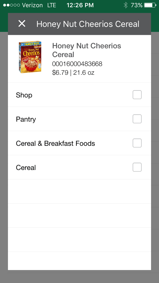 Assigning Product Category menu. 