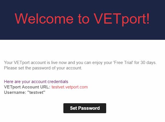 VETport Account is Live