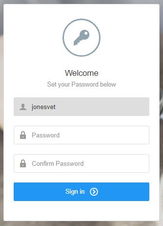 Set VETport Password