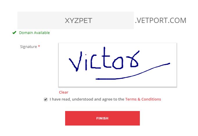 VETport Account URL