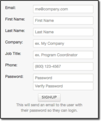 admin user form