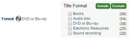 Enterprise Format display icon and Title Format facet options