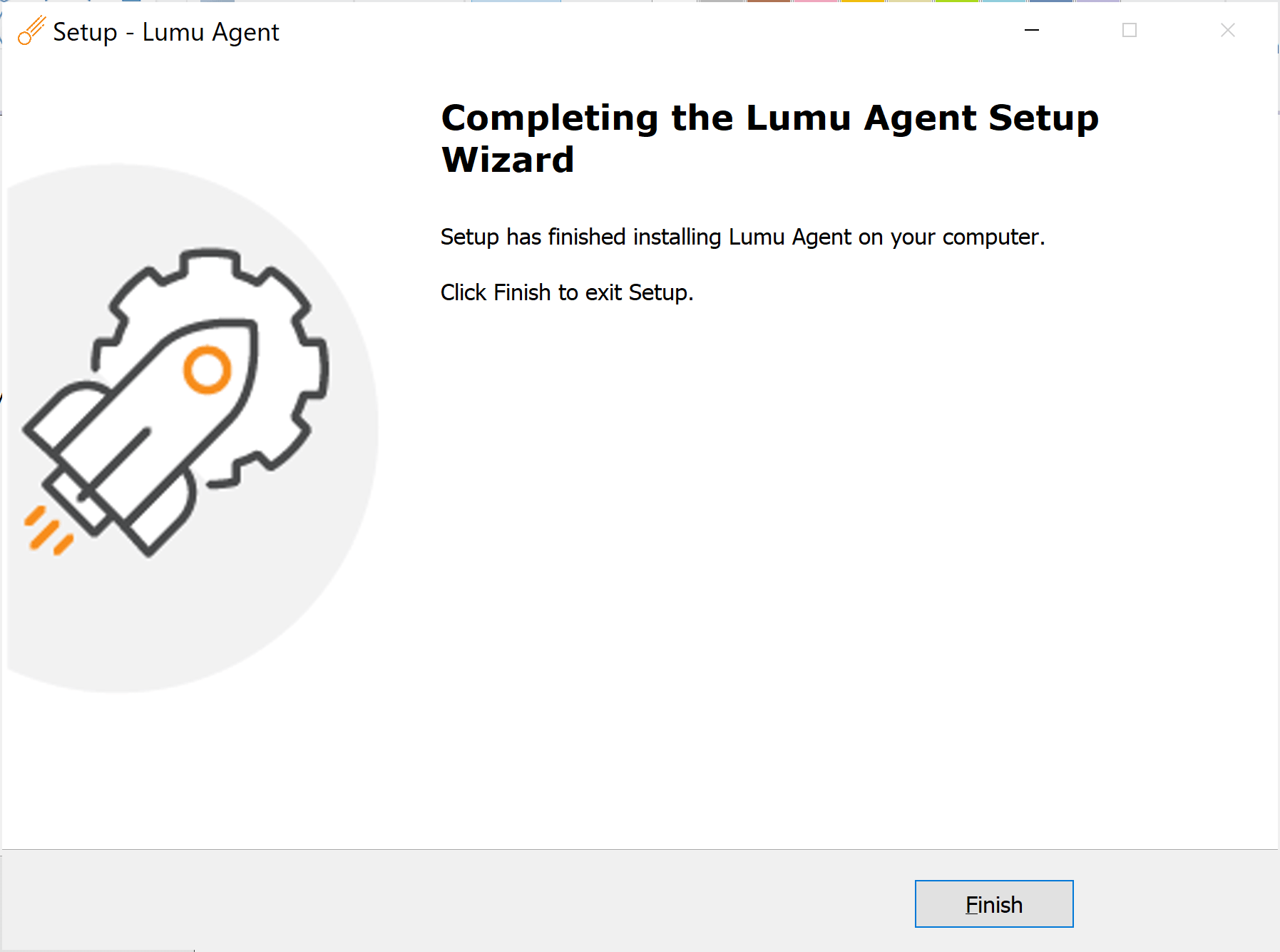 Completing the Lumu Agent for Windows set up