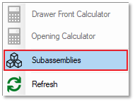 Fig. 02 - Select Subassemblies from the Product Prompts Context Menu