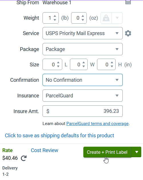A screenshot of a mail delivery boxDescription automatically generated