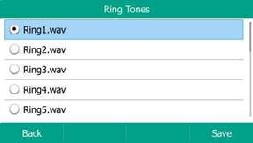 Selecting a ring tone