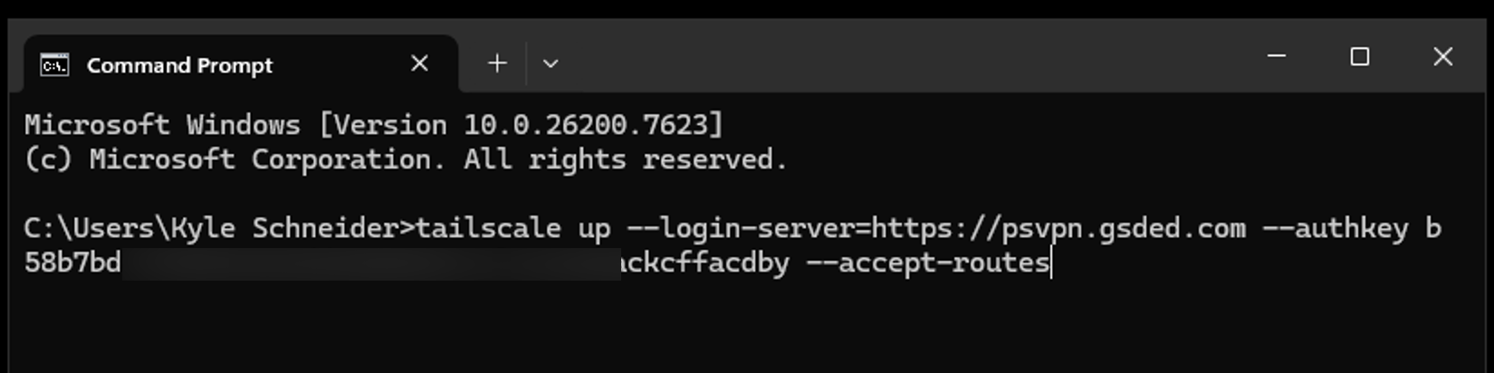Configure with Pre-Authorized key