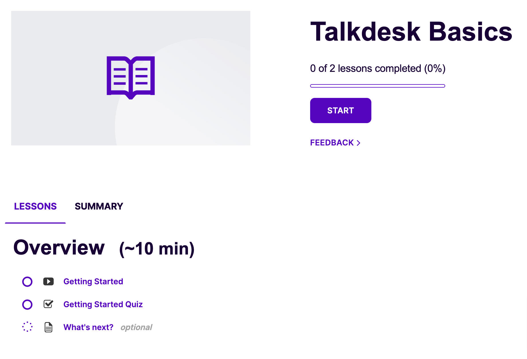 TalkDesk: Academy