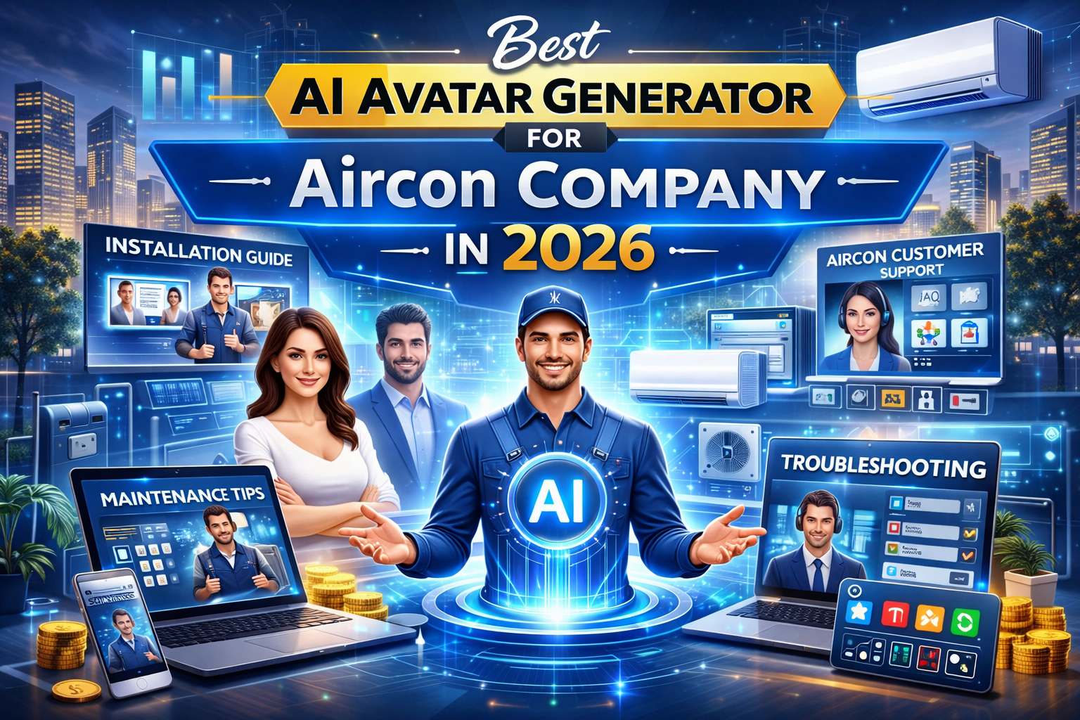 Best Ai Avatar Generator For Aircon Company 
