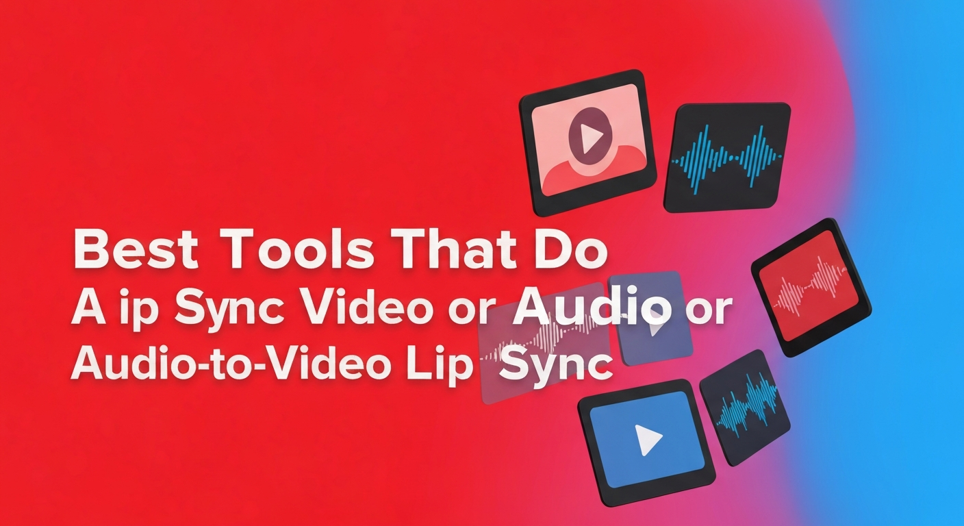 Best Tools That Do AI Lip Sync Video or Audio-to-Video Lip Sync