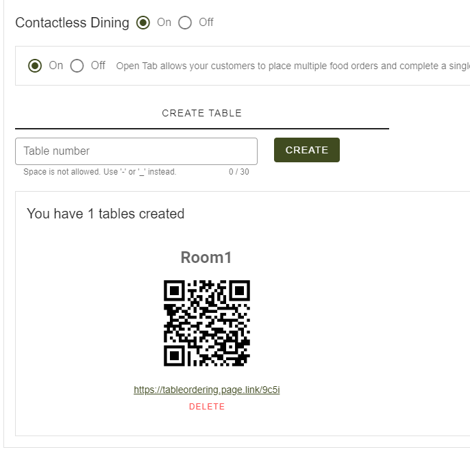 how-to-create-delete-tables-for-contactless-dining