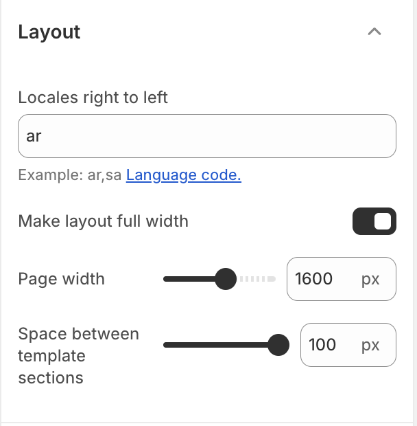 layout-settings