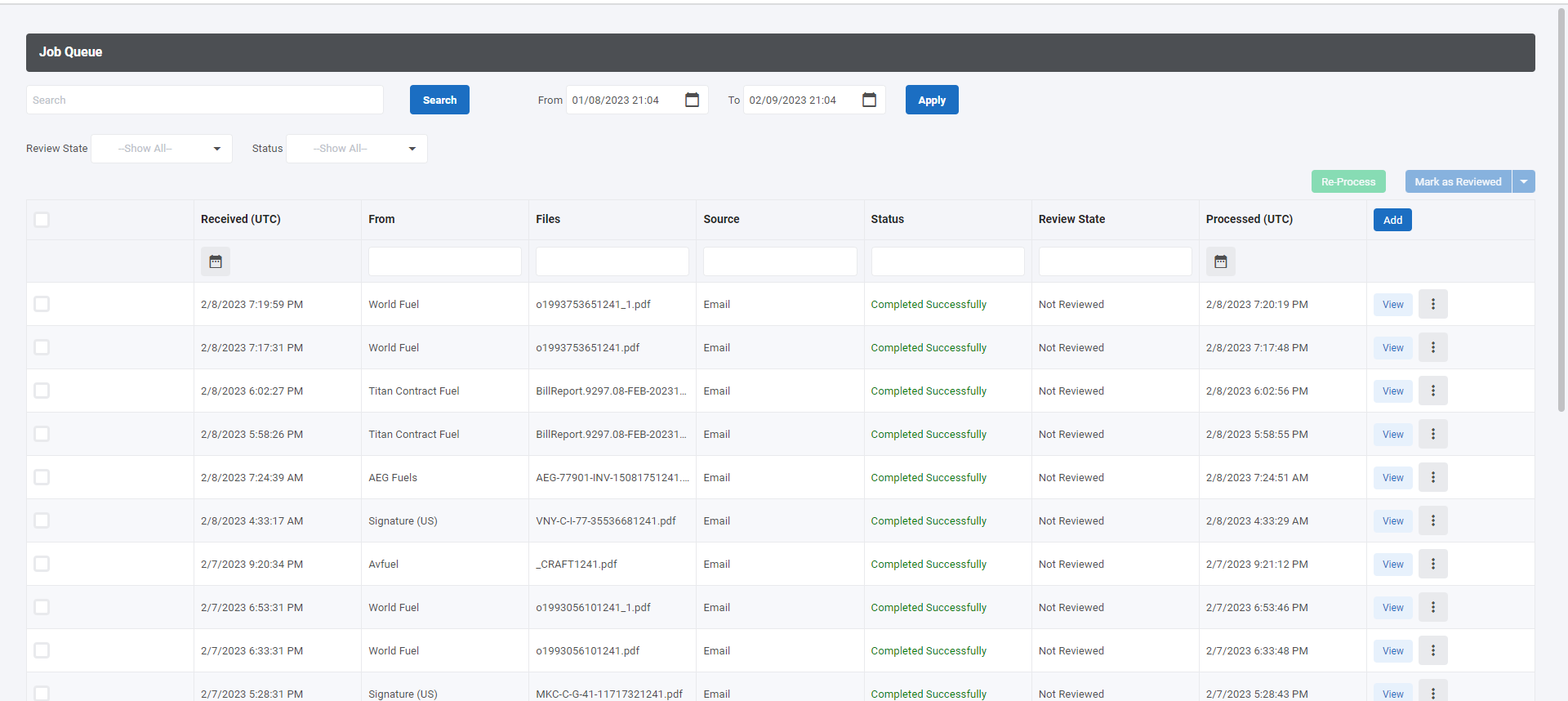 FuelerLinx USER GUIDE - Invoice Imports within Transactions 2.0