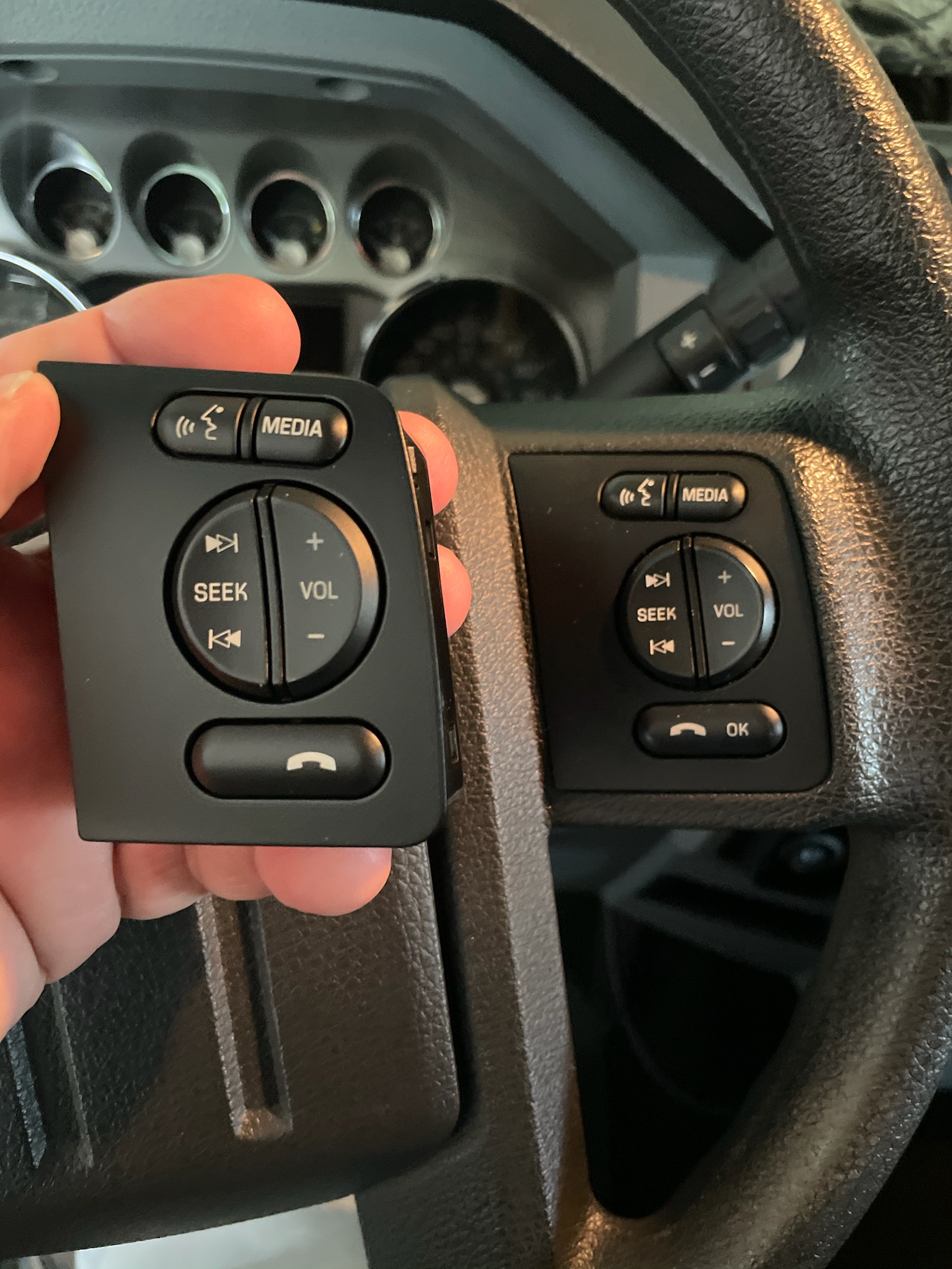 My steering wheel controller is not working with the new system.