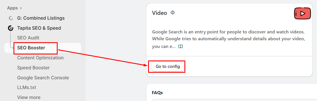 Video Schema Guide in Tapita SEO & Speed