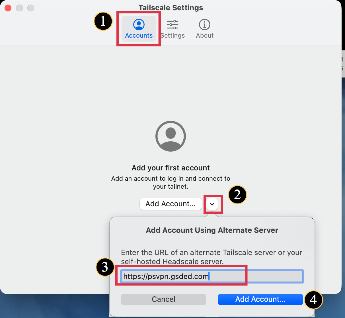 Configure Connection