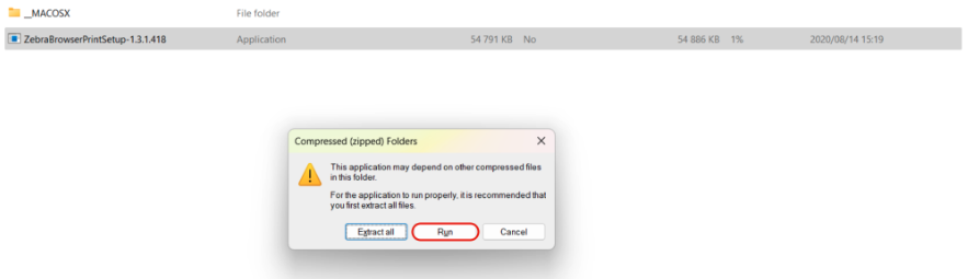 Install Zebra Browser Print on Windows