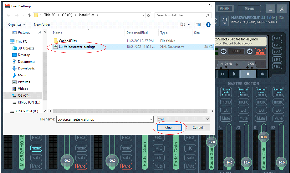 Microphone not working / no sound