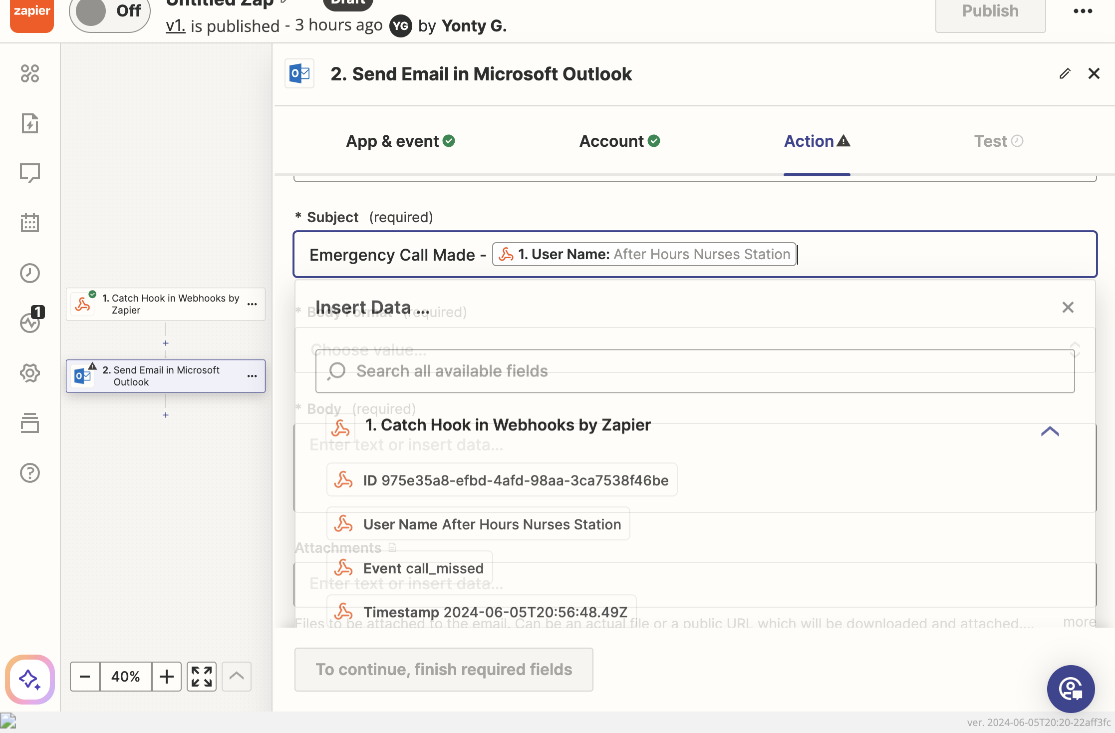 Step 17 screenshot